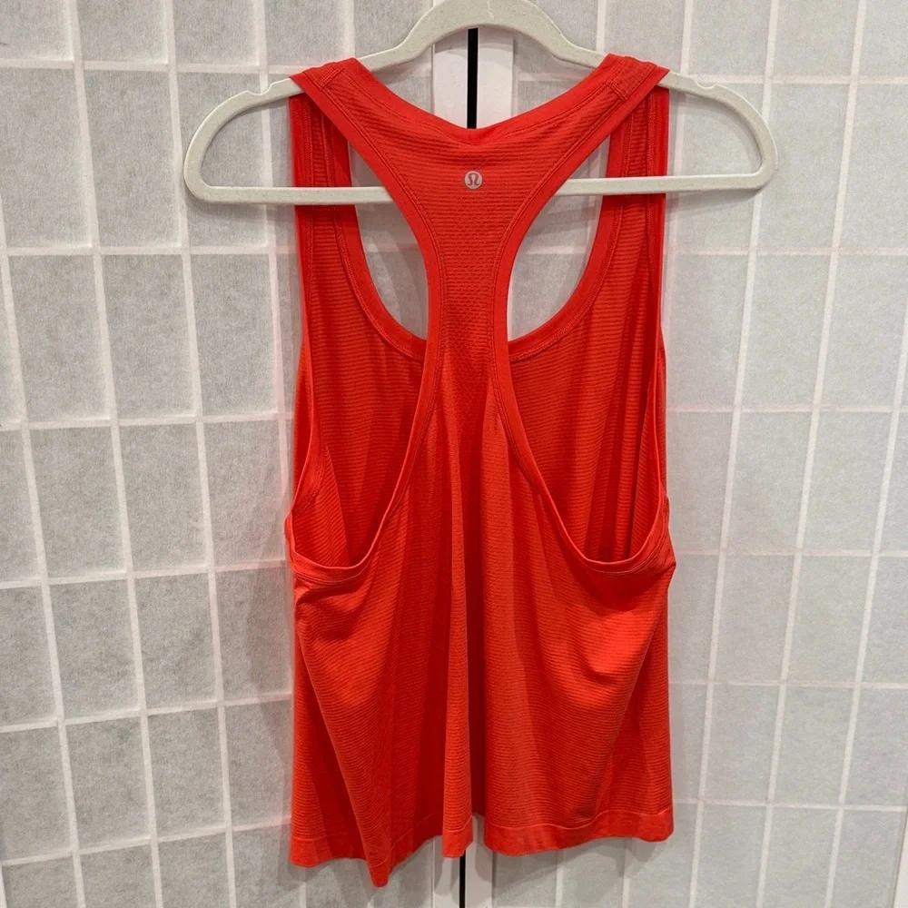 Lululemon Swiftly Tech Racerback Tank Size 18 Coral/Orange